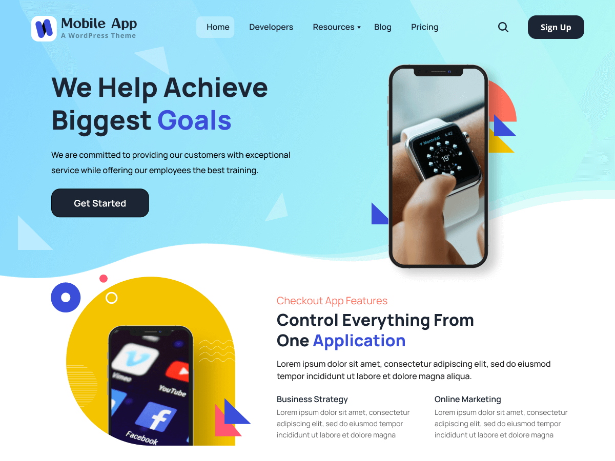 Mobile App Hub screenshot