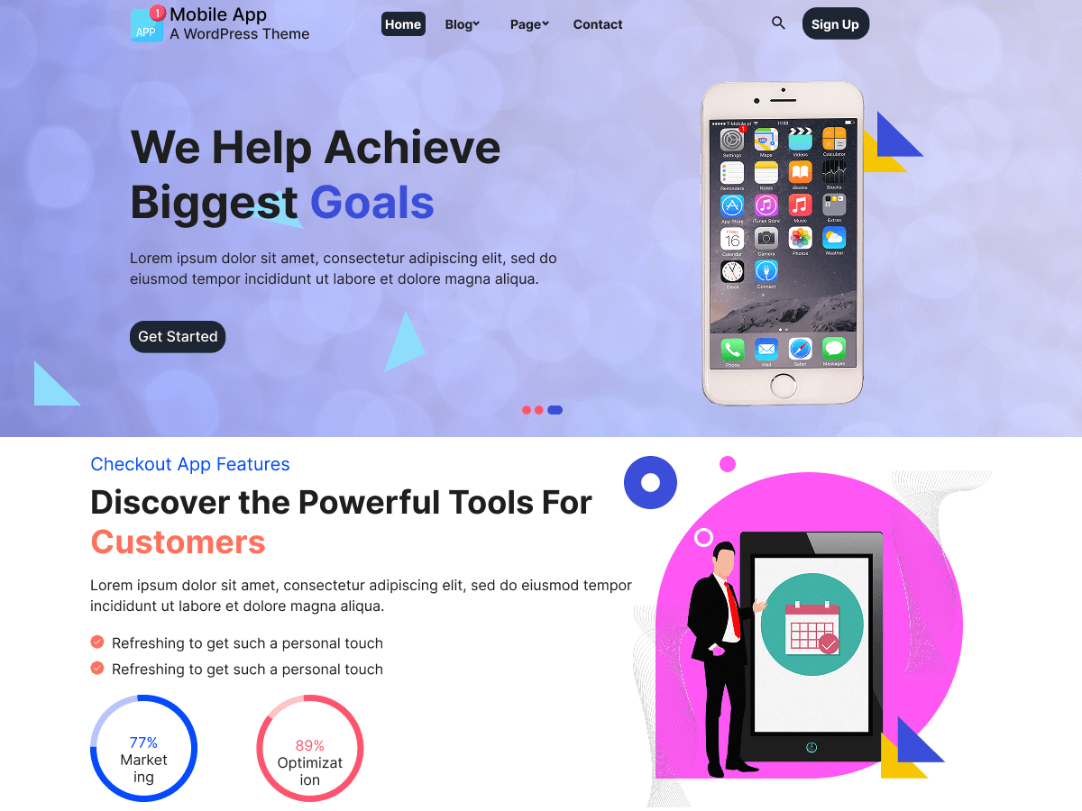 Mobile App Launch screenshot