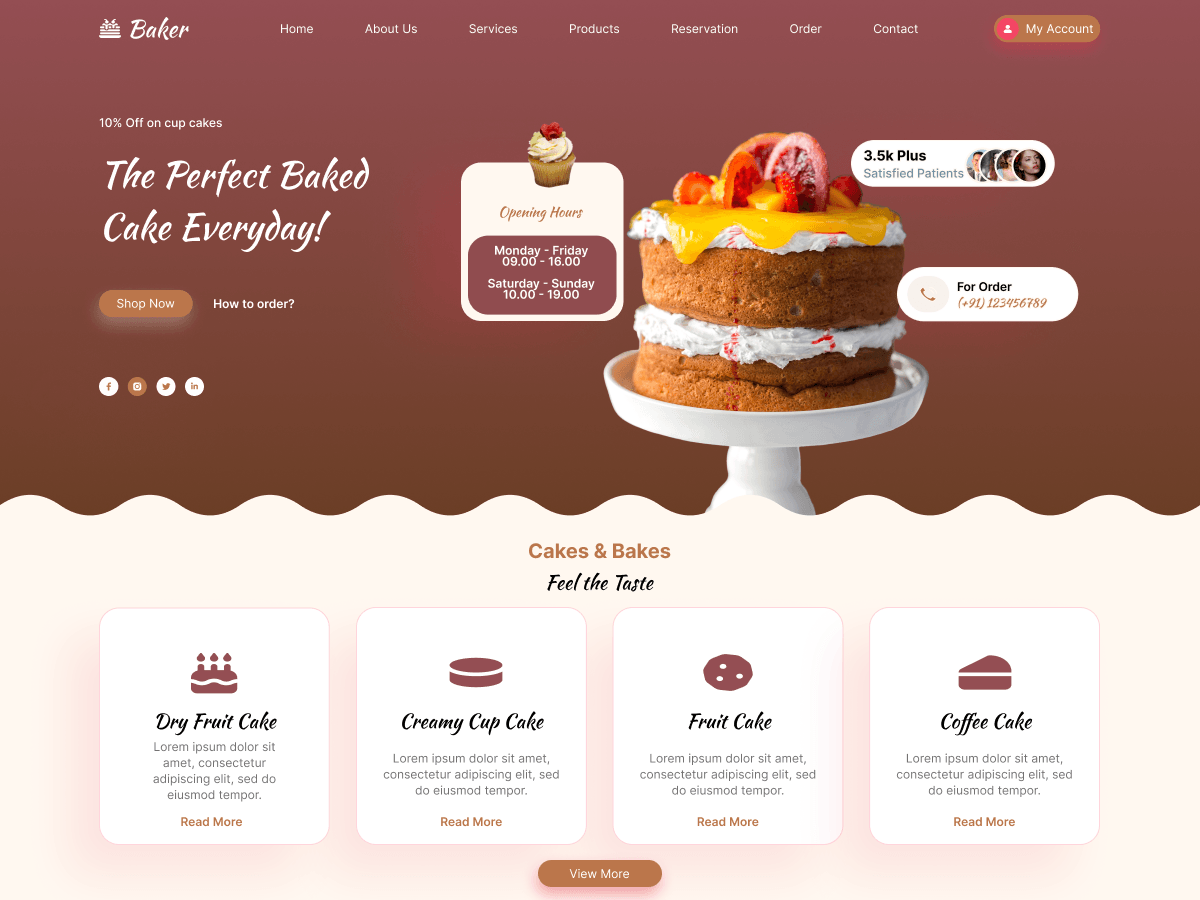 Modern Bakery Shop