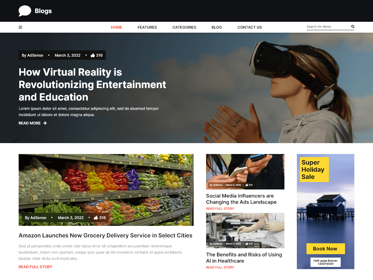Modern Blogger Modern Blogger Theme — WordPress.com