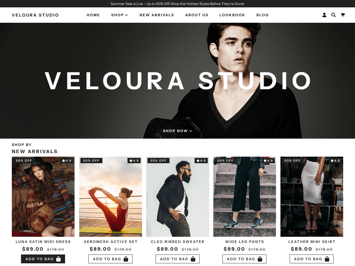 Modern Fashion Store screenshot