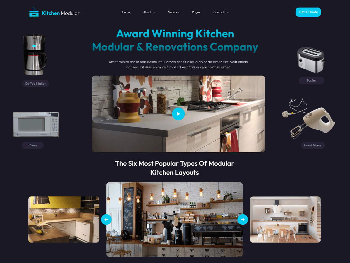 Modular Kitchen screenshot