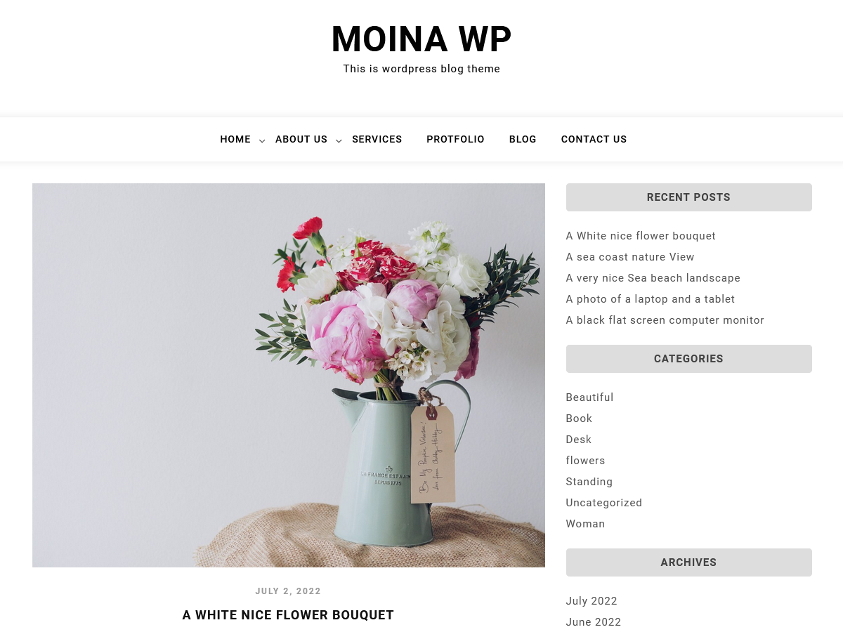 Moina Wp Screenshot