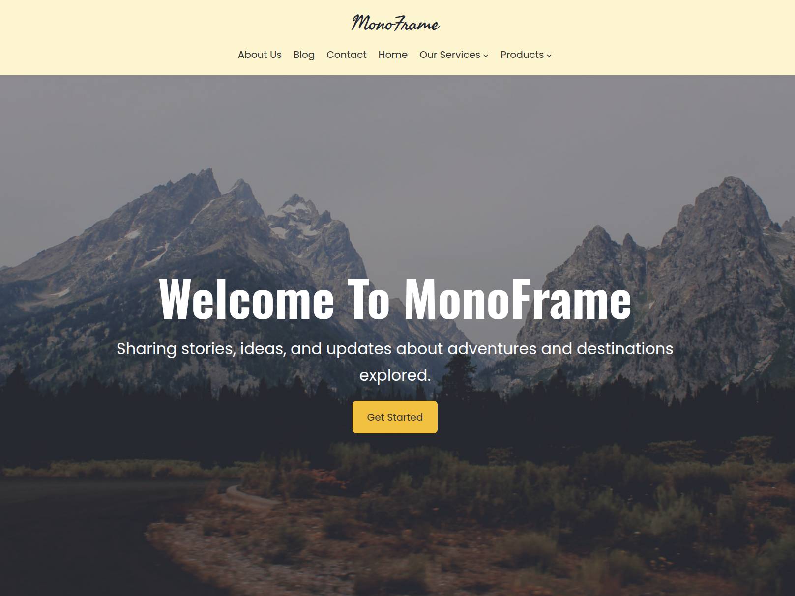 MonoFrame screenshot