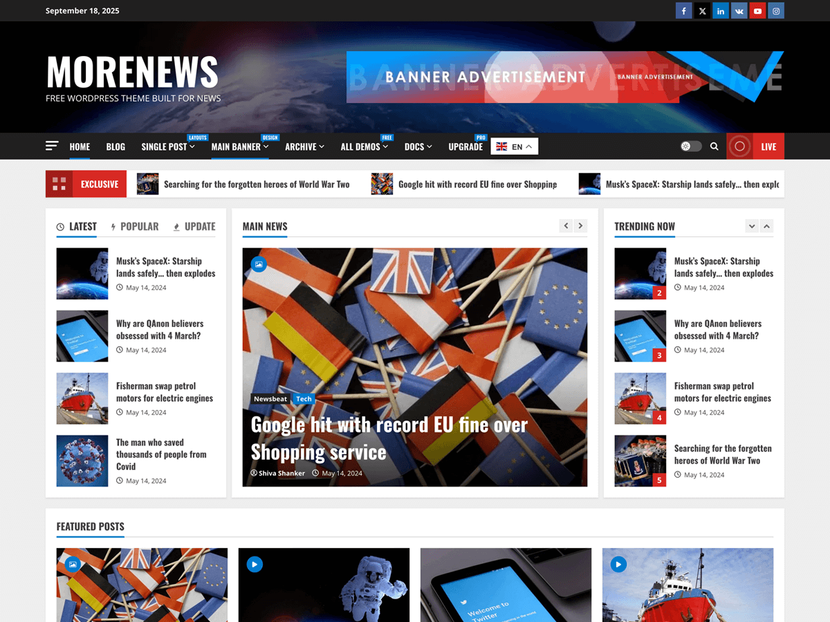 MoreNews screenshot