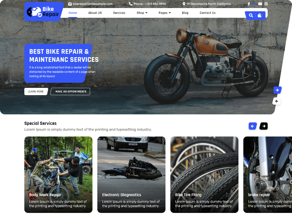 Motorcycle Repair screenshot