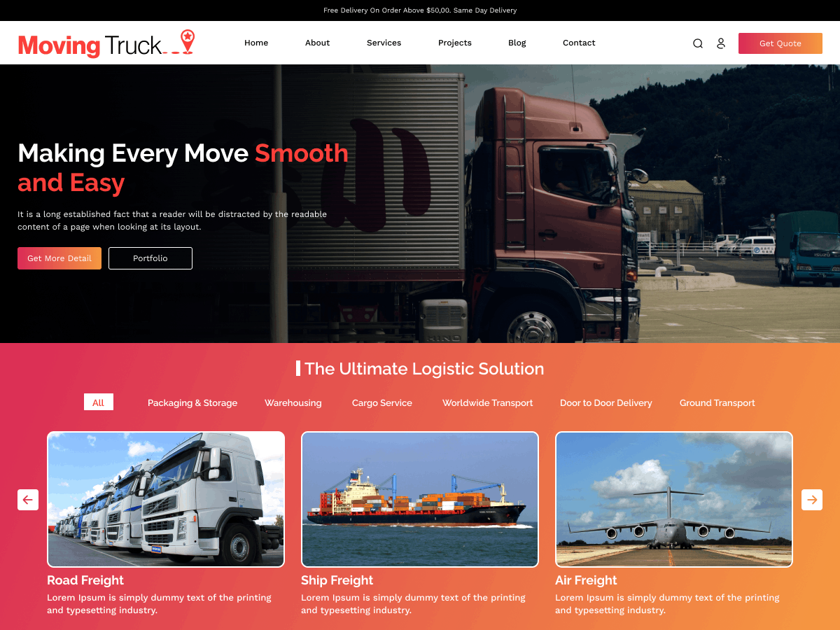 Moving Truck Rental screenshot