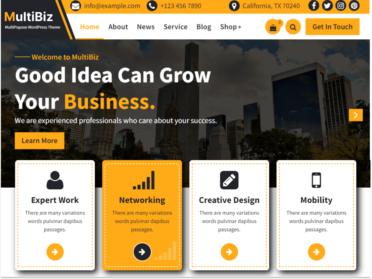 MultiBiz screenshot