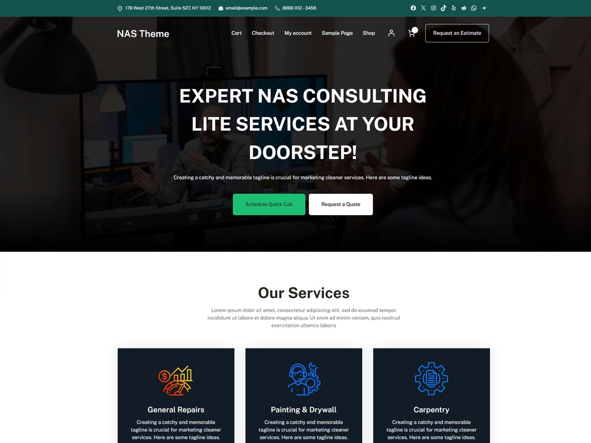 NAS Consulting Lite screenshot