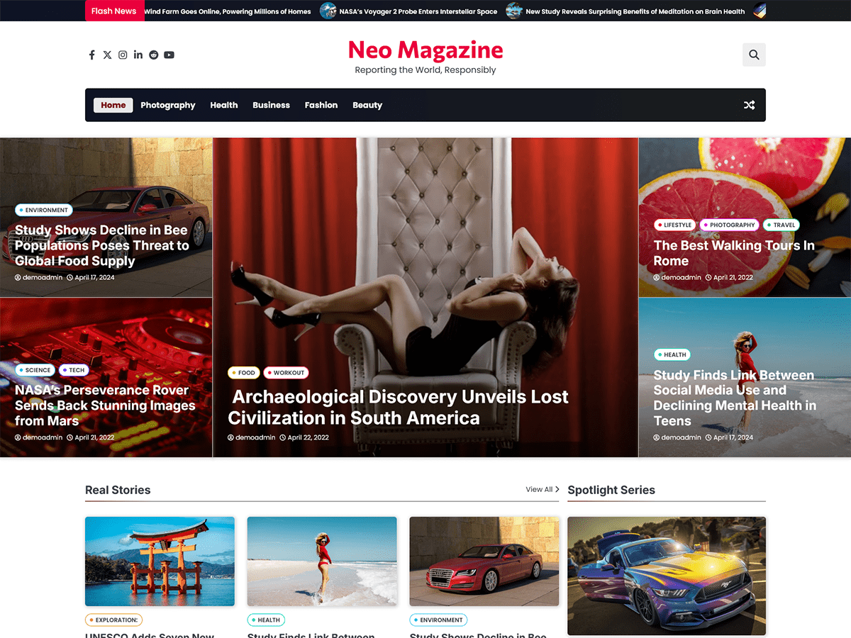 Neo Magazine Screenshot