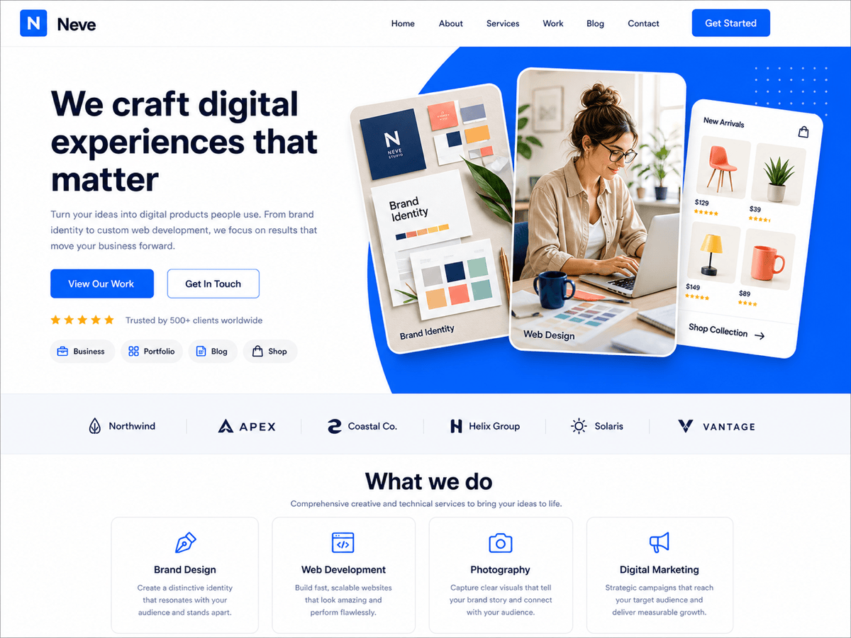 Neve WordPress Theme by themeisle