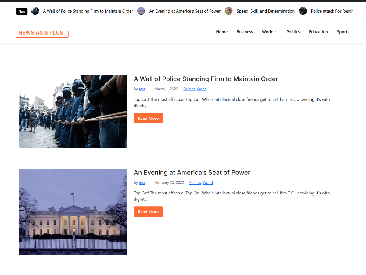 News Axis Plus Screenshot
