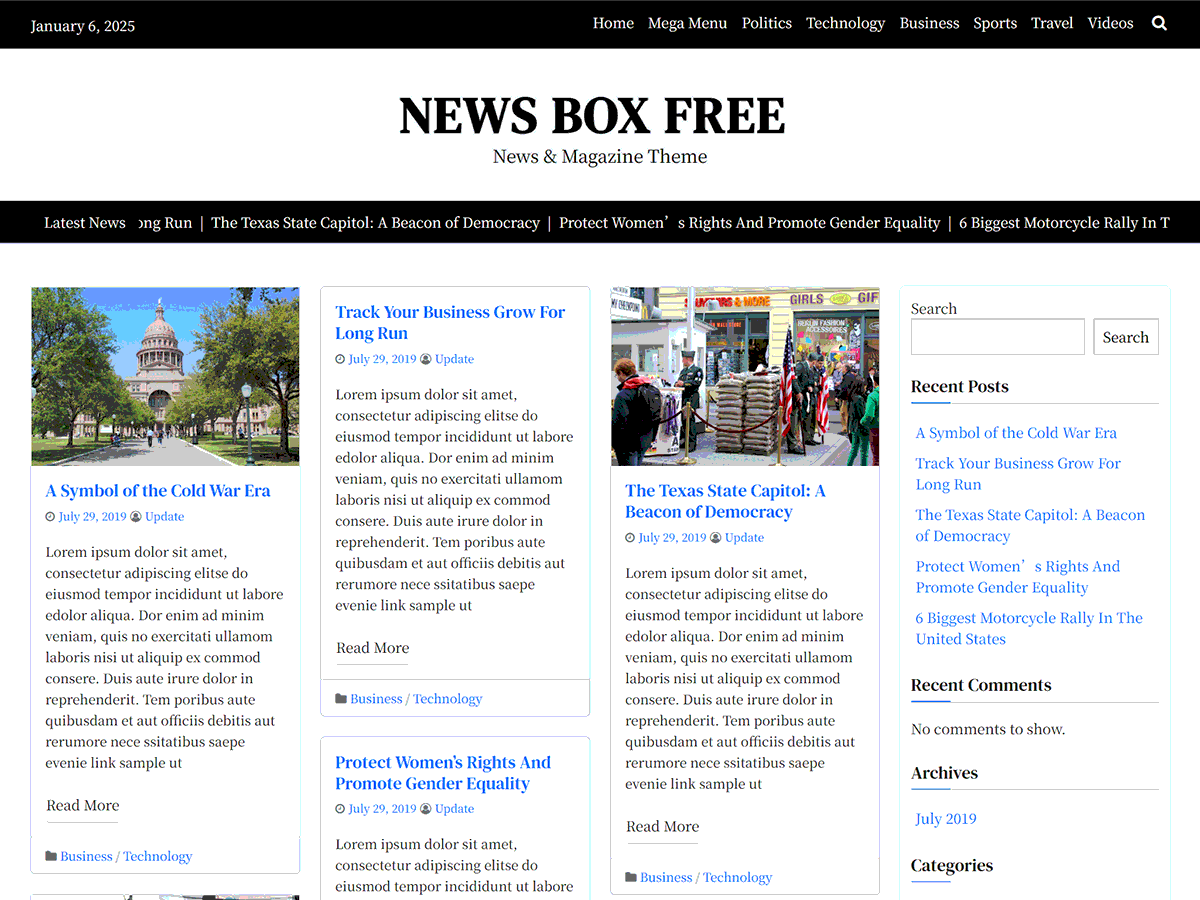 News Box Free Screenshot