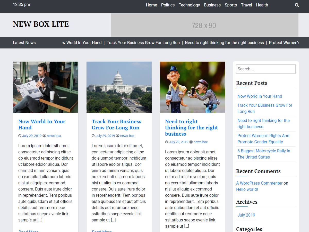 News Box Lite screenshot
