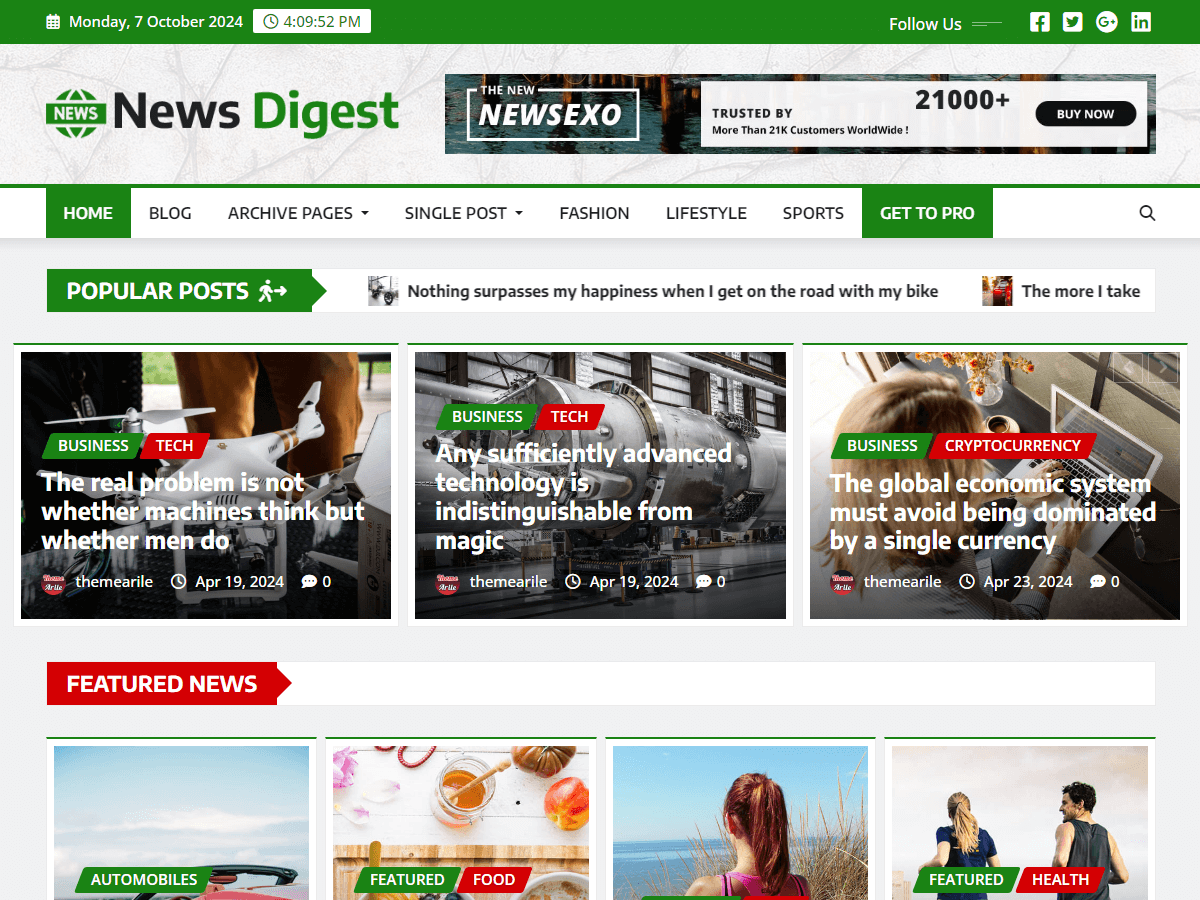 News Digest screenshot