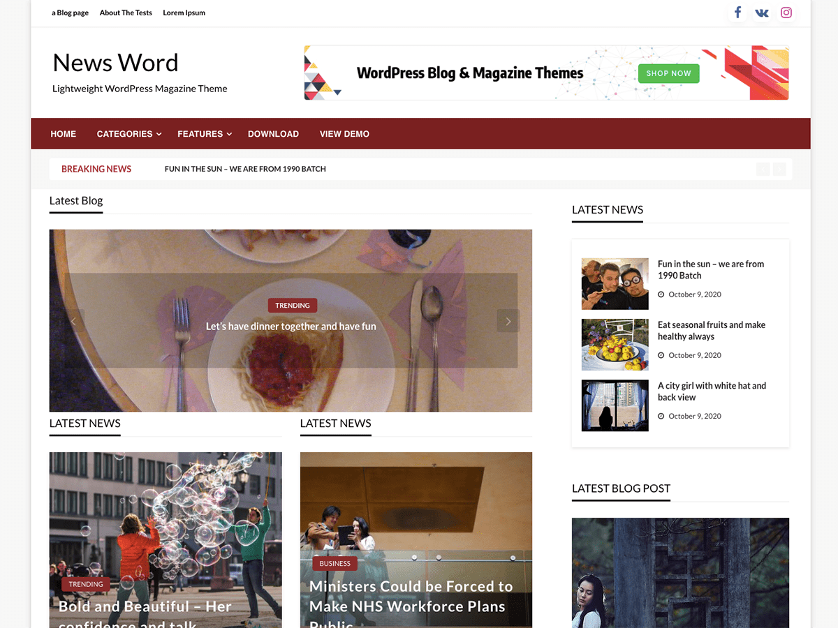 News Word screenshot