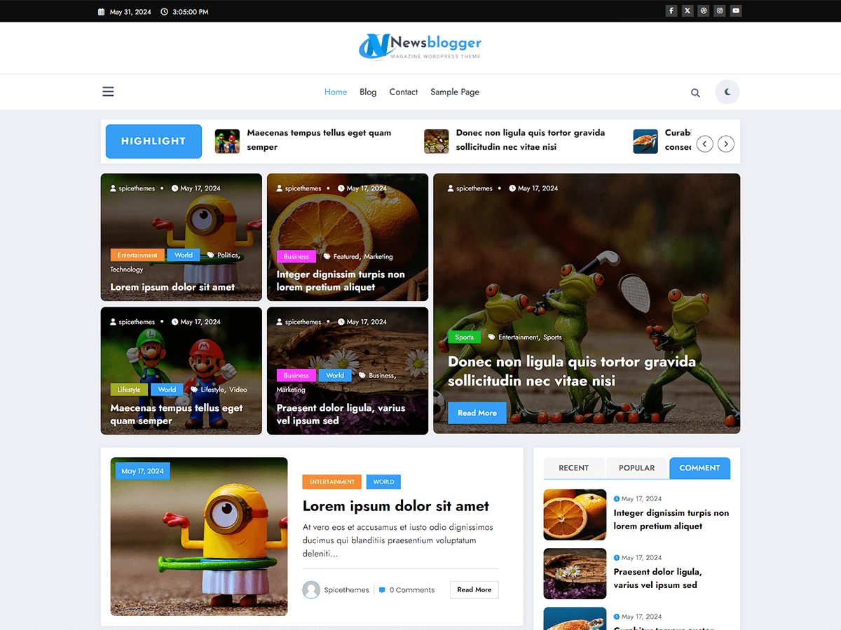 NewsBlogger screenshot