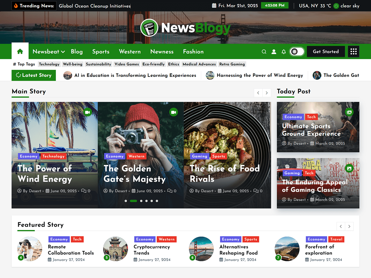 NewsBlogy screenshot
