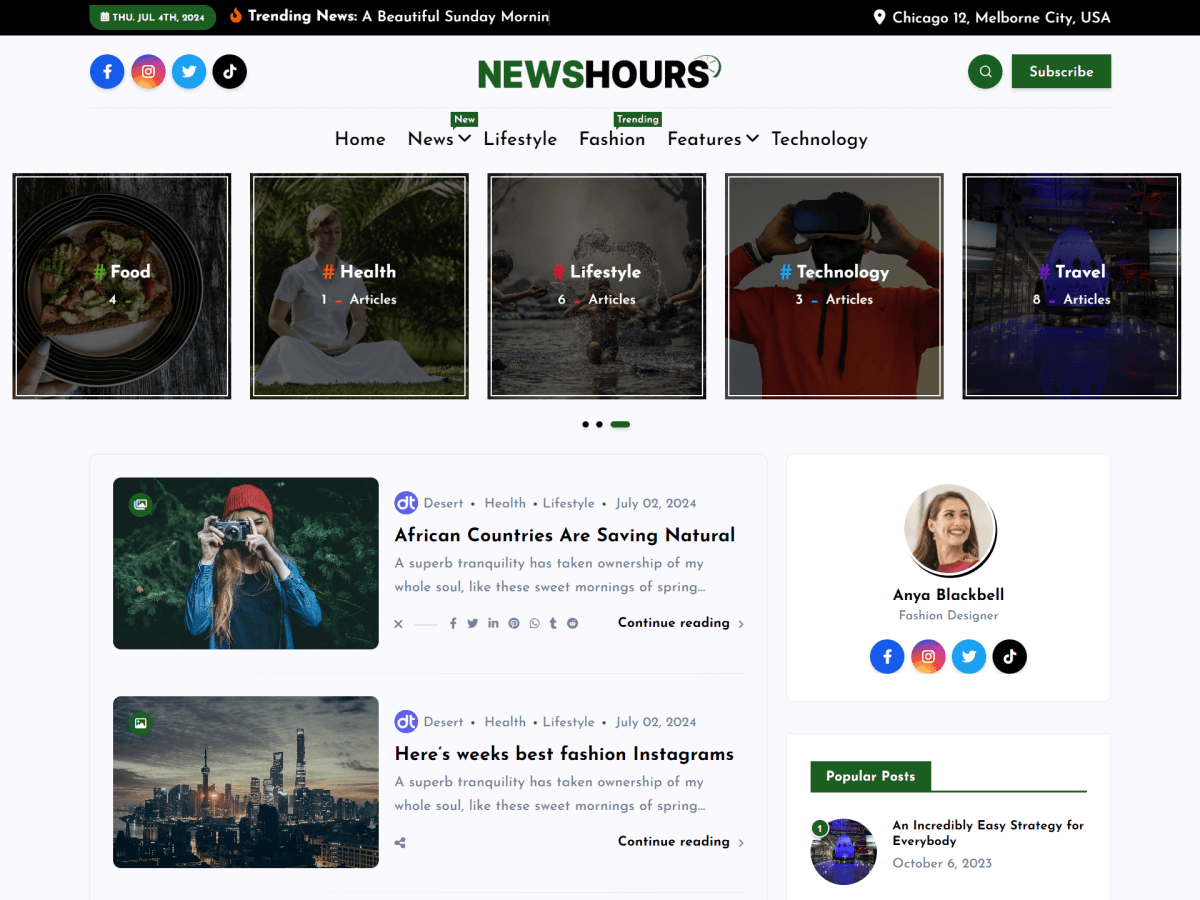 NewsHours screenshot