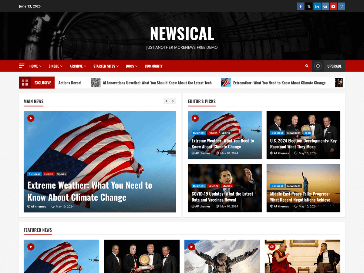 Newsical screenshot
