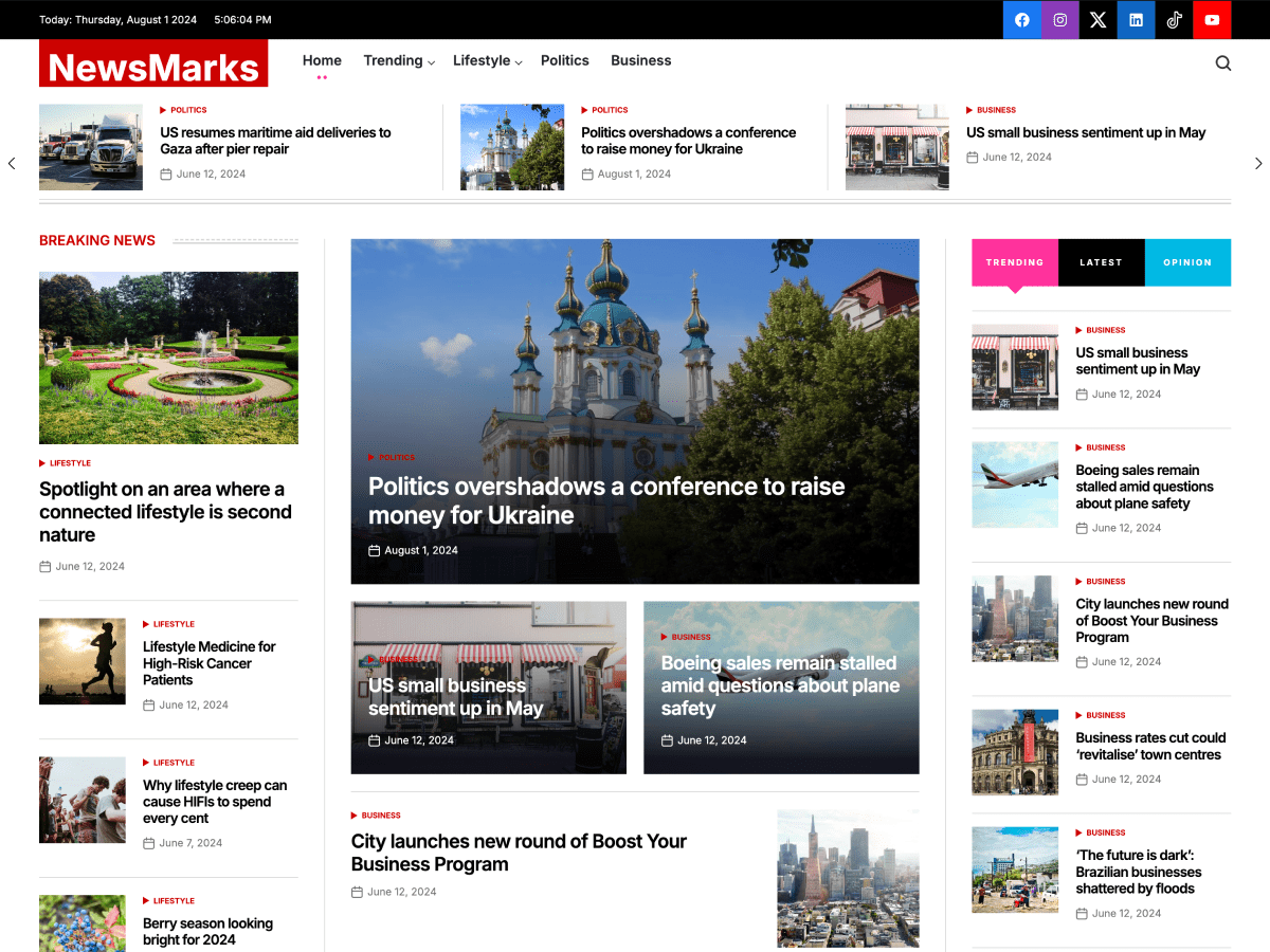 NewsMarks screenshot
