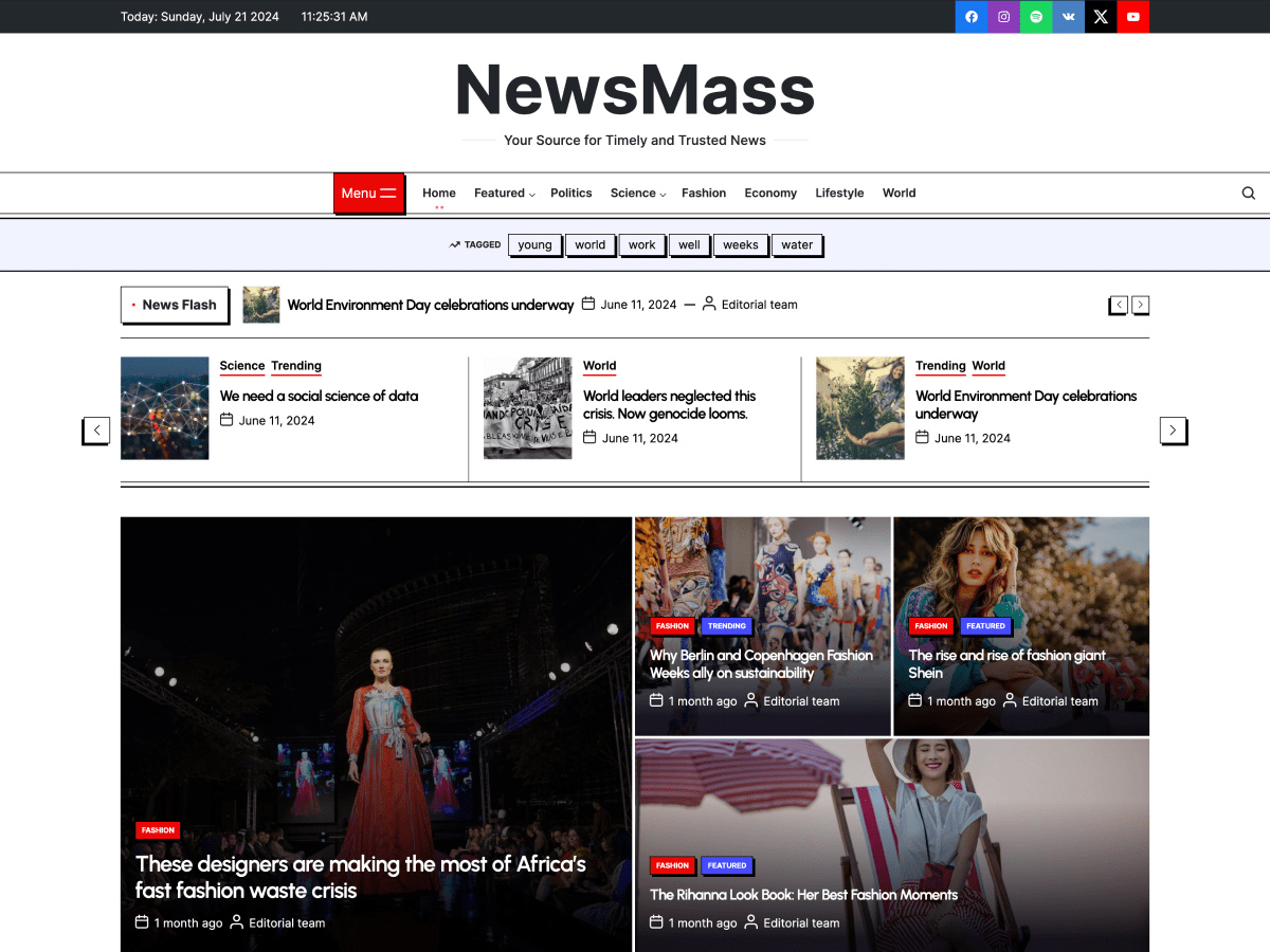 NewsMass screenshot