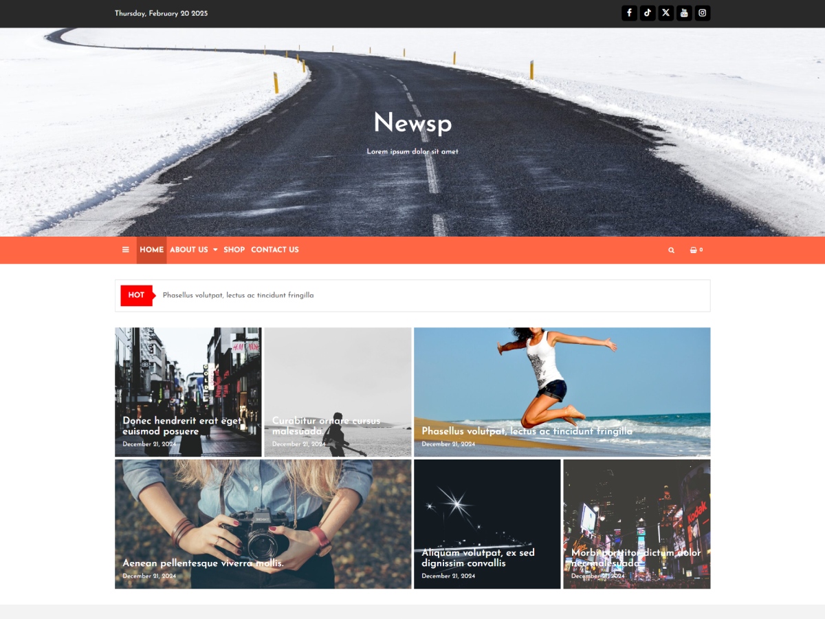 Newsp screenshot