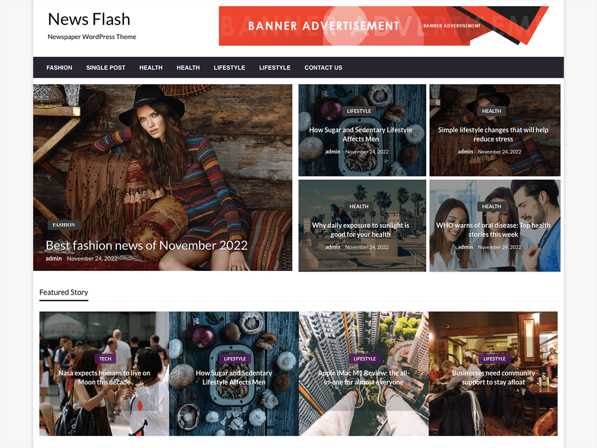 Newspaper Flash screenshot