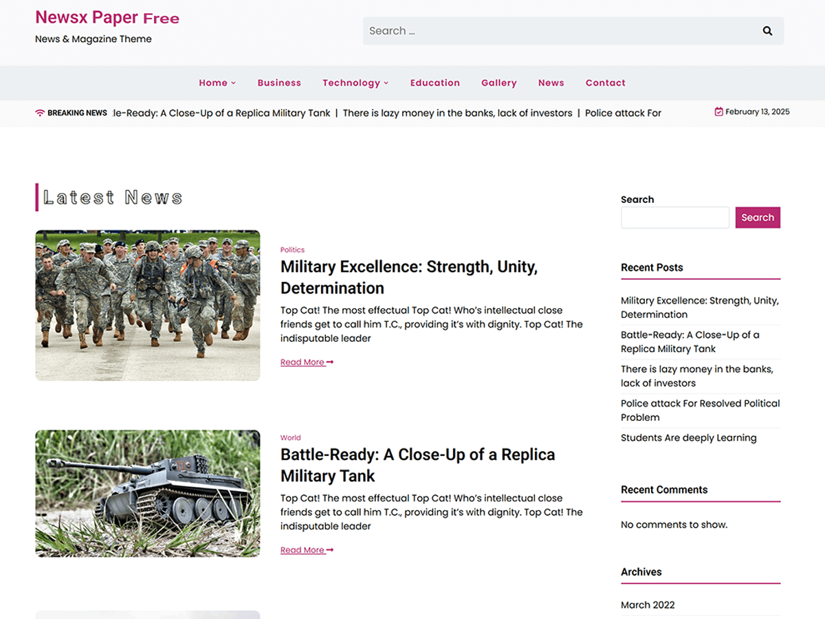 Newsx Paper Free Screenshot