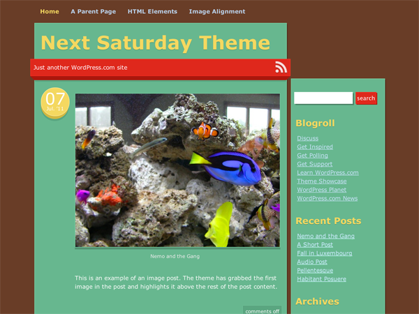 Next Saturday screenshot