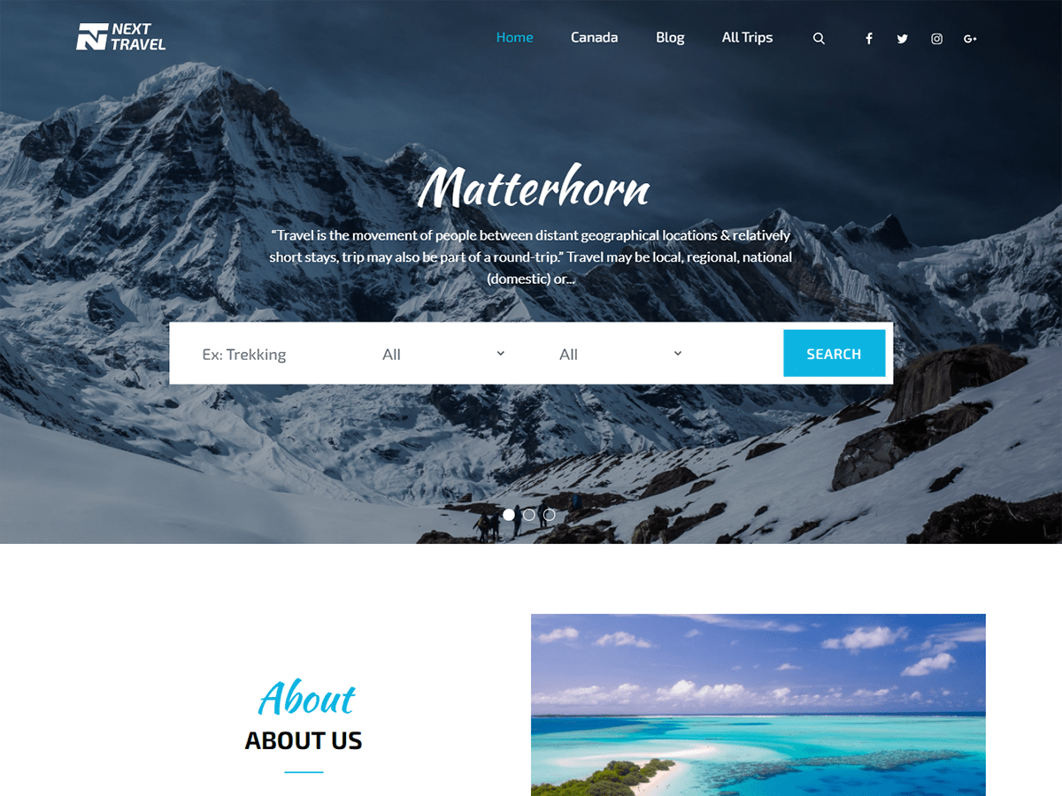 Next Travel Screenshot