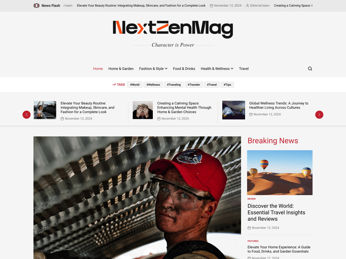 NextZenMag screenshot