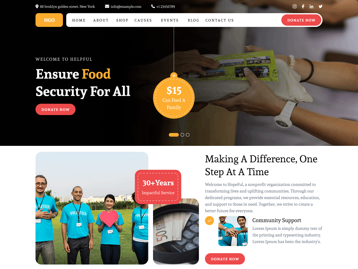 NGO Disaster Relief screenshot