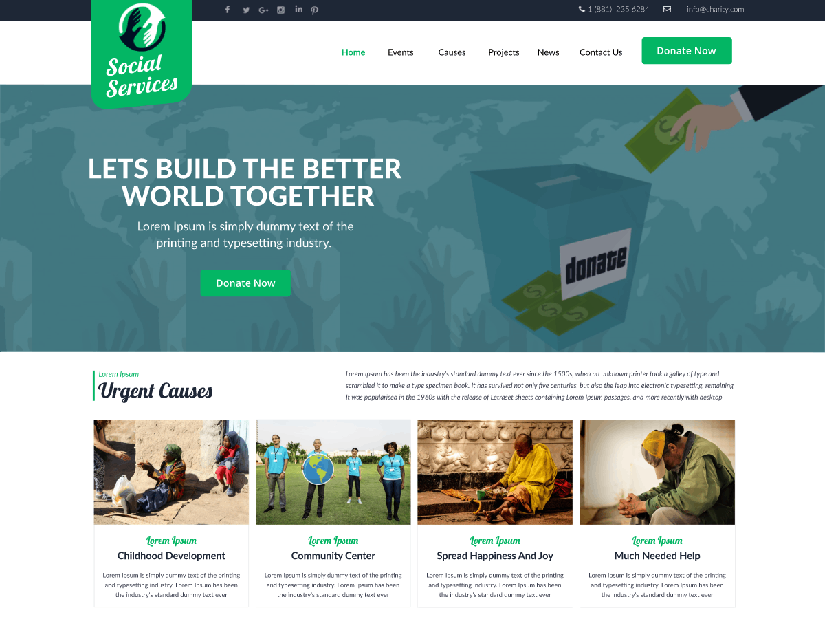 NGO Social Services screenshot