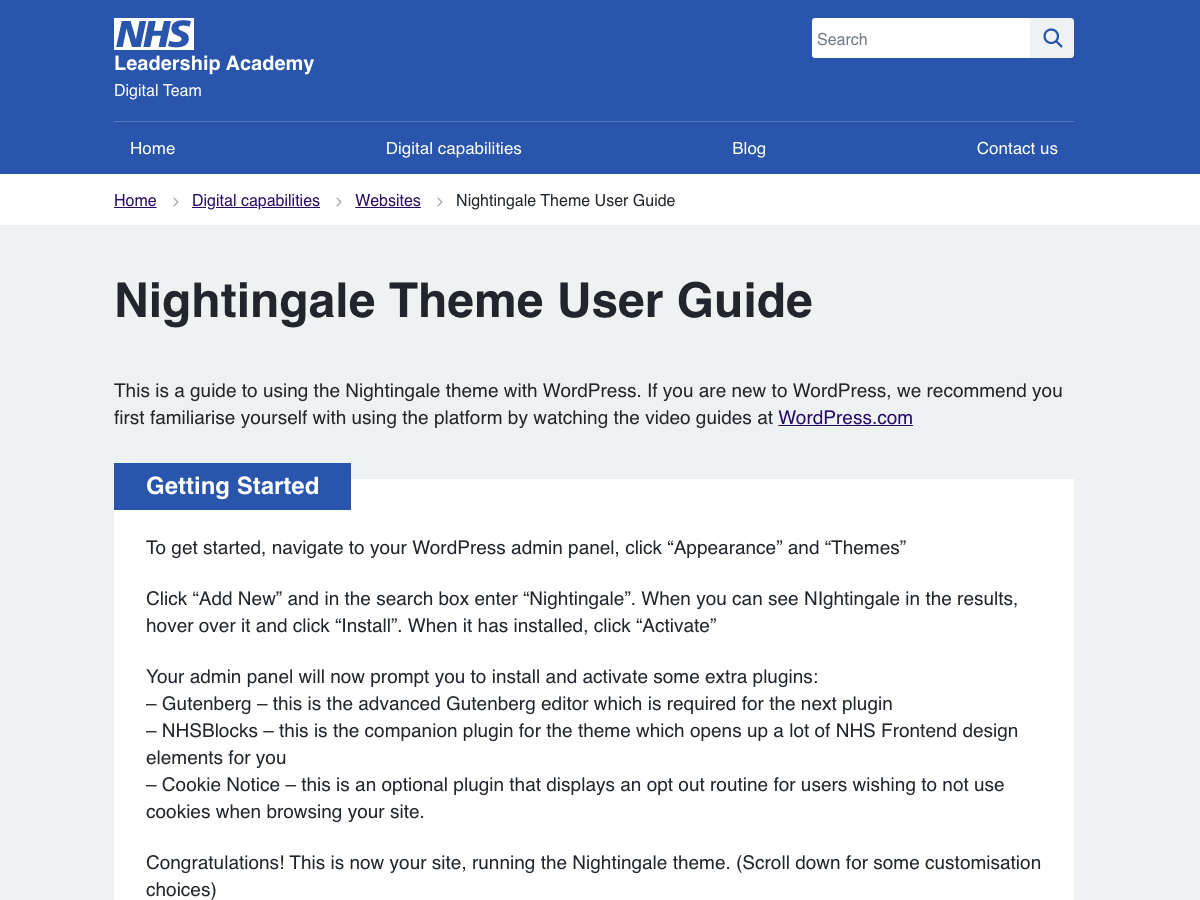Nightingale screenshot