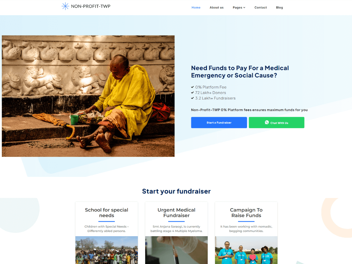 Non Profit Elementor Screenshot