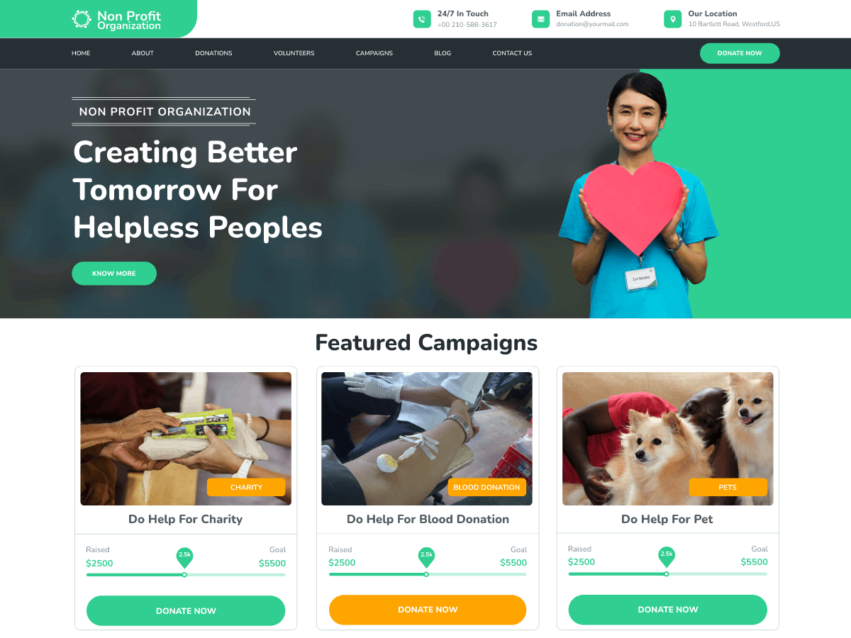 Nonprofit Organization screenshot