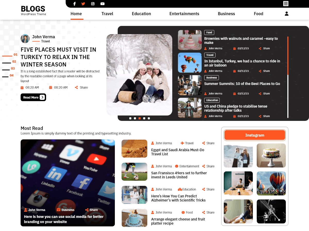 Omega Blogger screenshot