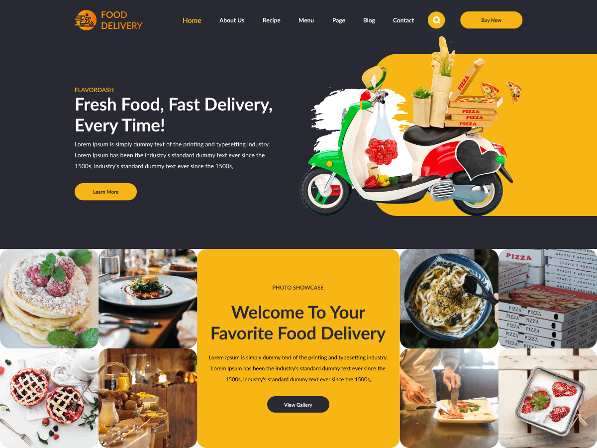 Omega Food Delivery screenshot