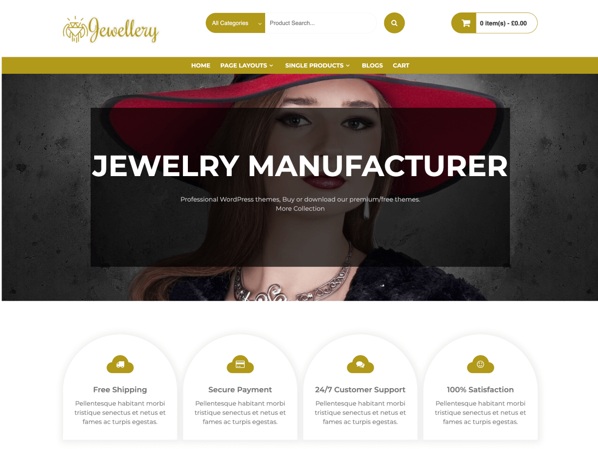 Online eCommerce Screenshot