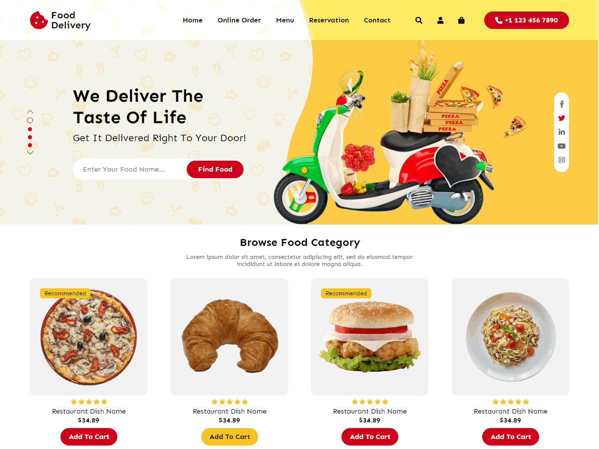 Online Food Delivery screenshot