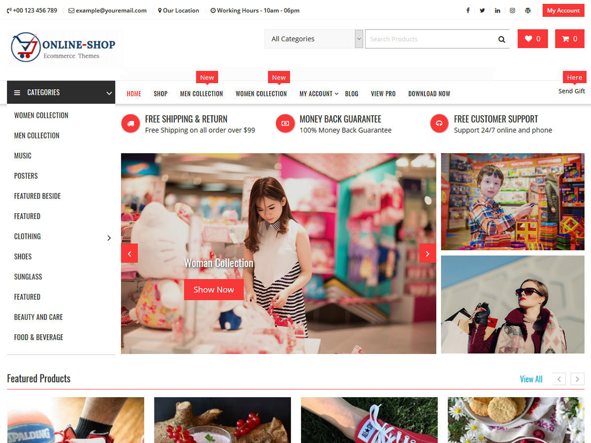 Online Shop WordPress Theme by acmethemes