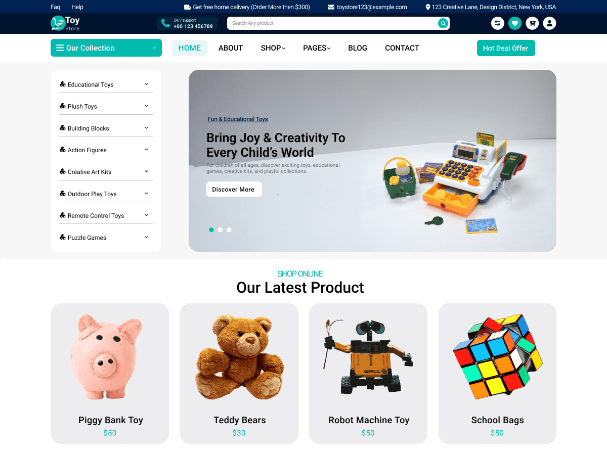 Online Toys Shop screenshot