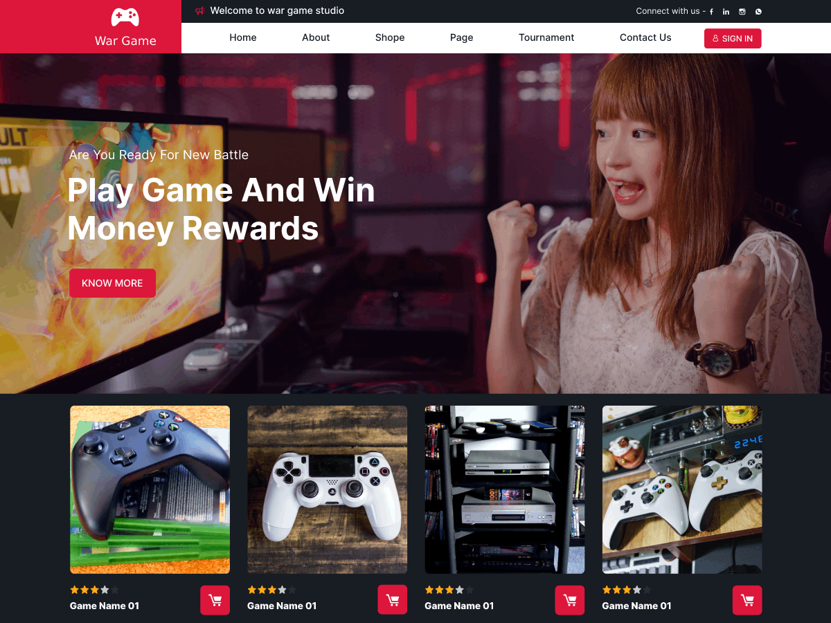 Online Video Games screenshot