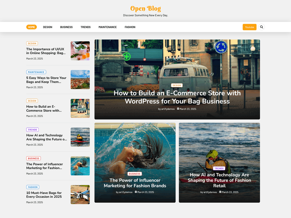 Open Blog preview