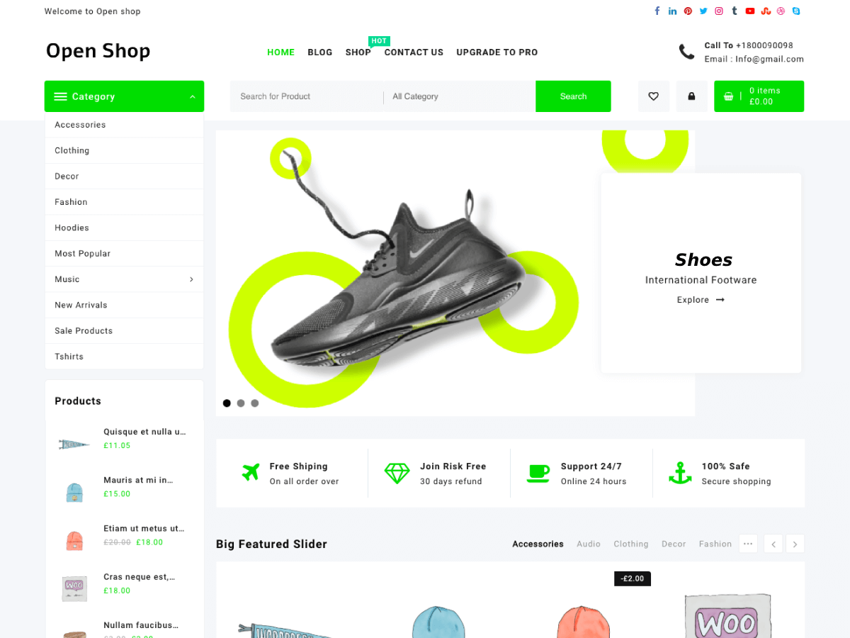 Open Shop screenshot