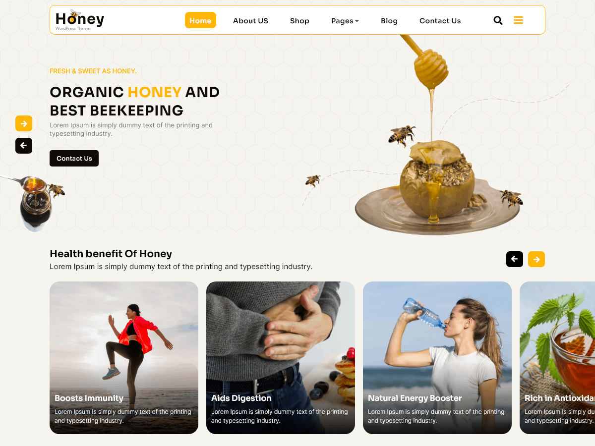 Organic Honey screenshot