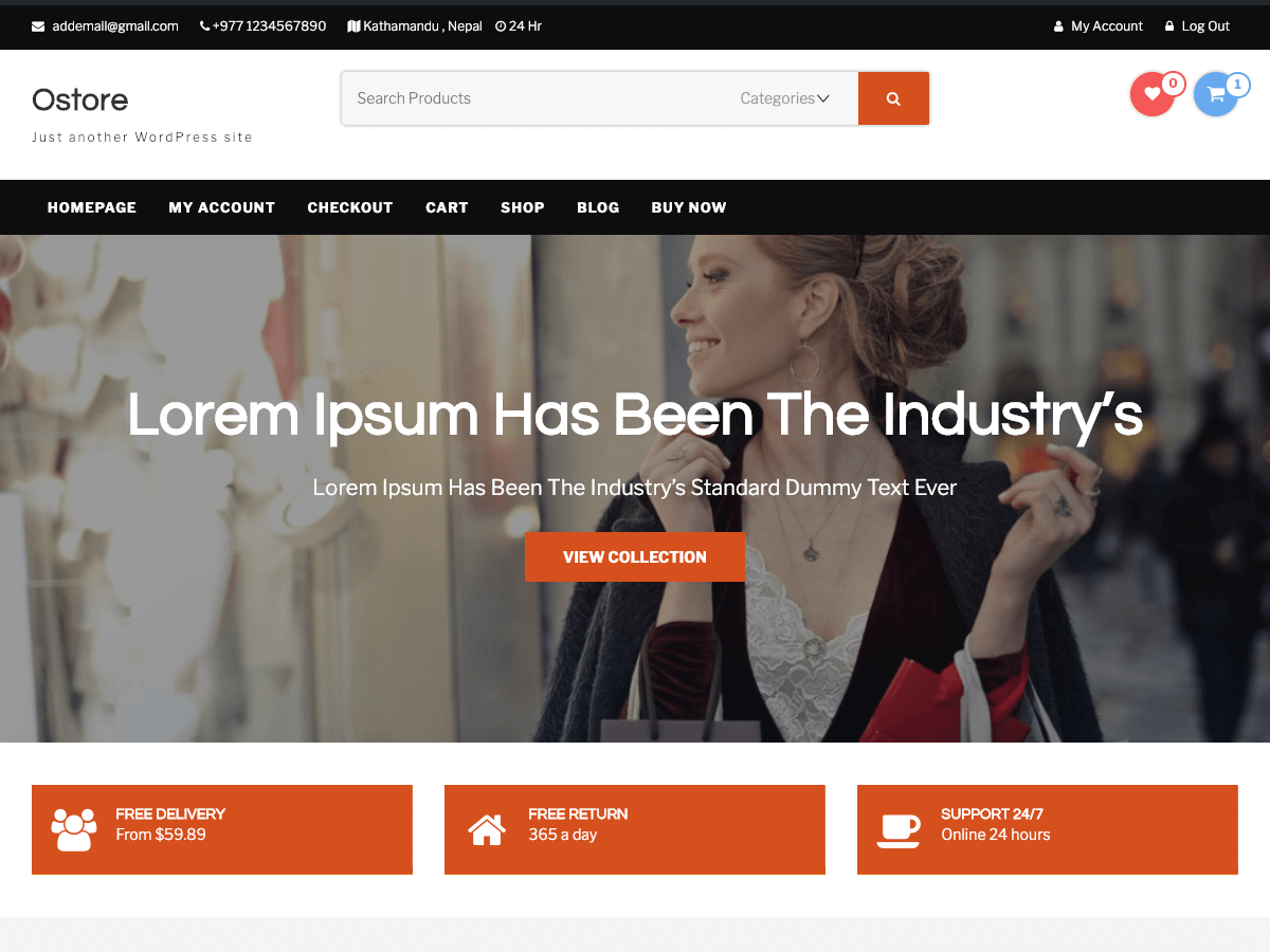 oStore WordPress Theme by themerelic