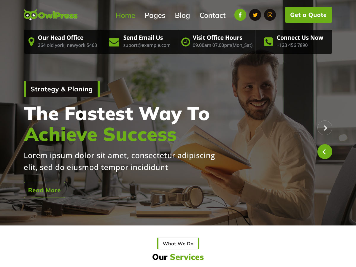 OwlPress screenshot