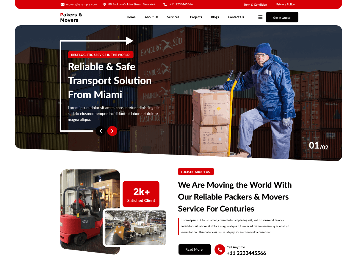 Packers And Movers screenshot